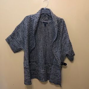 Karen Scott Open Cardigan with Buckle